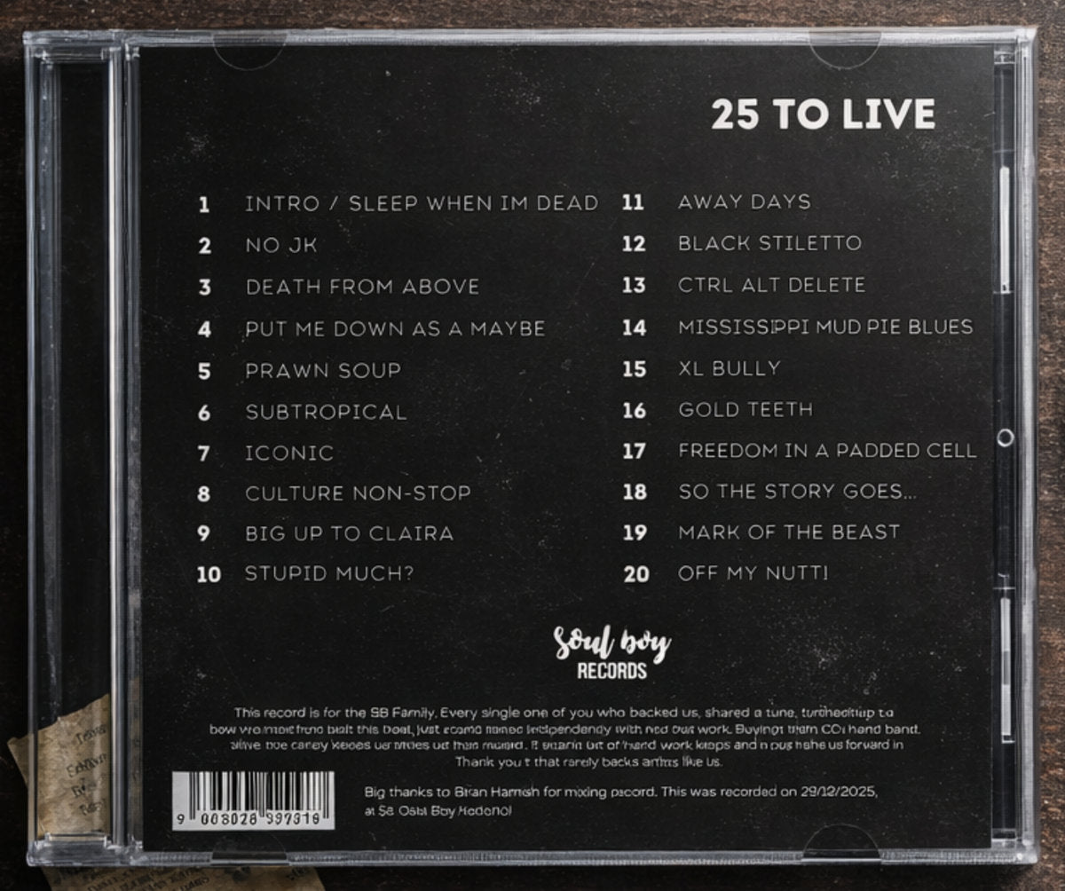 25 To Live CD (Signed CD)